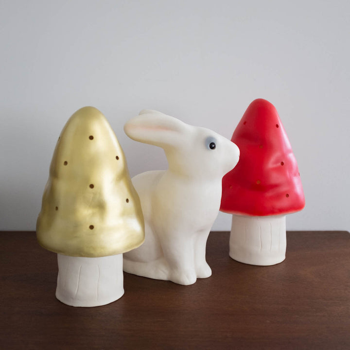 NEW Mushroom Woodland Lamp- Red