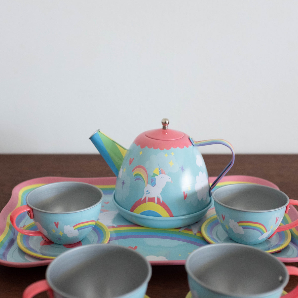 Schylling unicorn cheap tea set