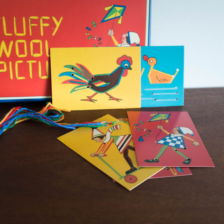 Retro Fluffy Wool Pictures Kit
