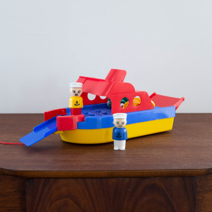 NEW Retro Jumbo Ferry Boat with Cars Set