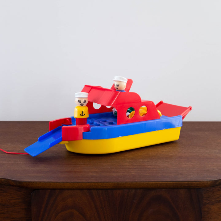 NEW Retro Jumbo Ferry Boat with Cars Set