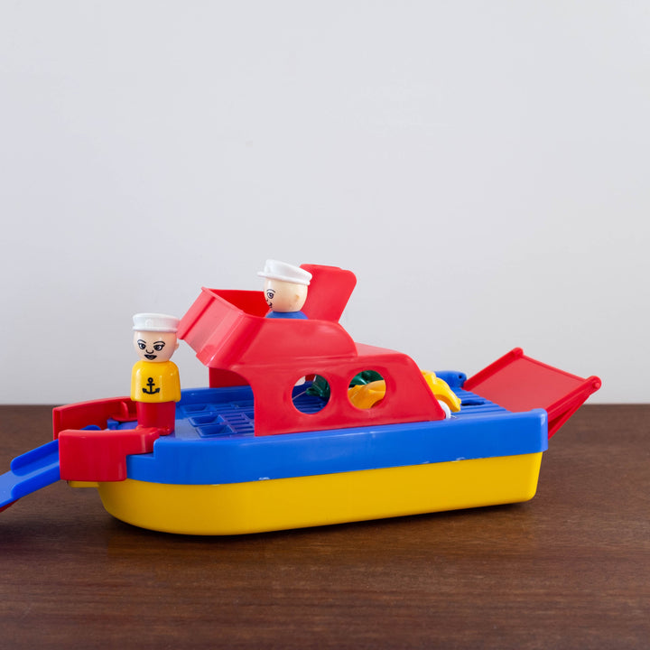 NEW Retro Jumbo Ferry Boat with Cars Set