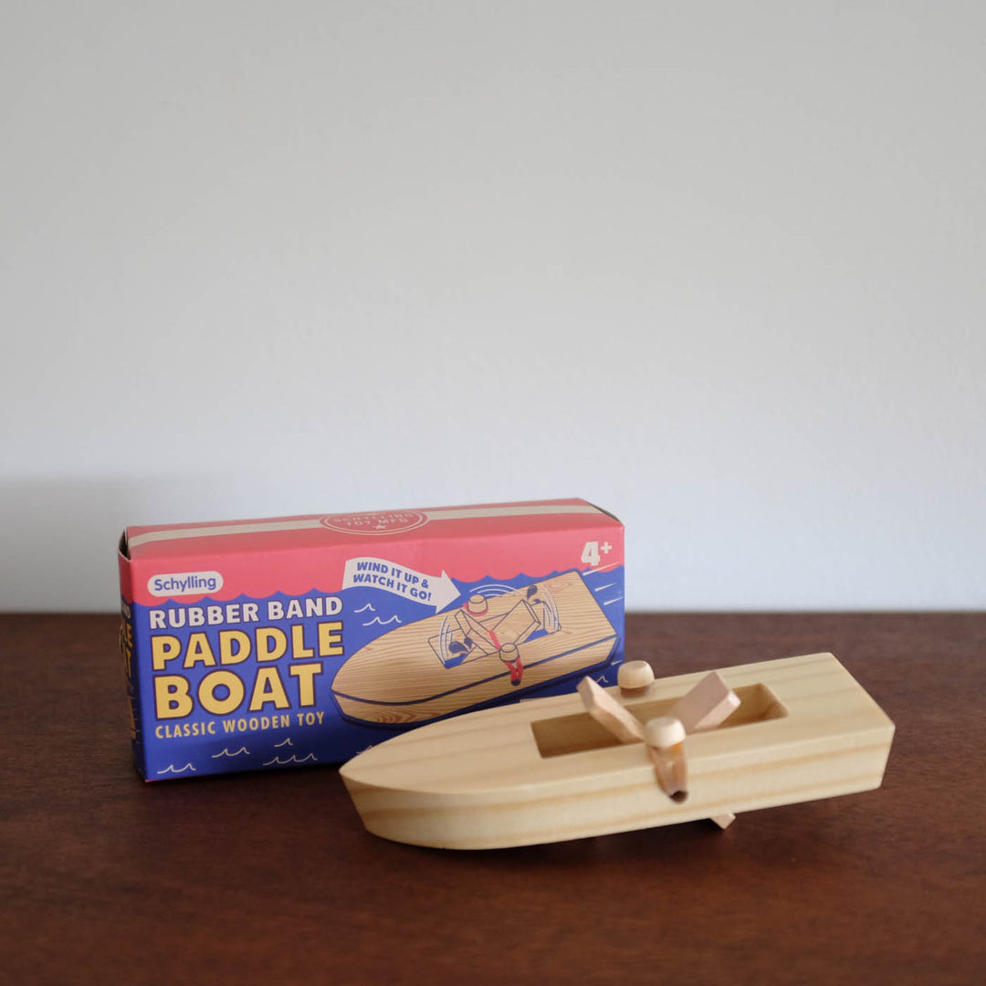 NEW Rubber Band Paddle Boat