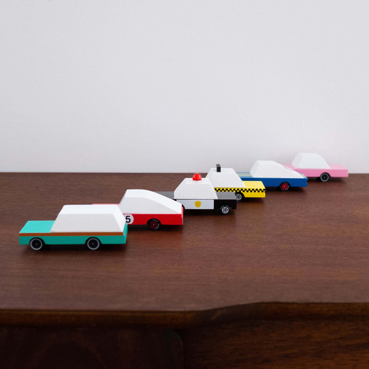 NEW Mini Candycar Racer-Yellow Taxi