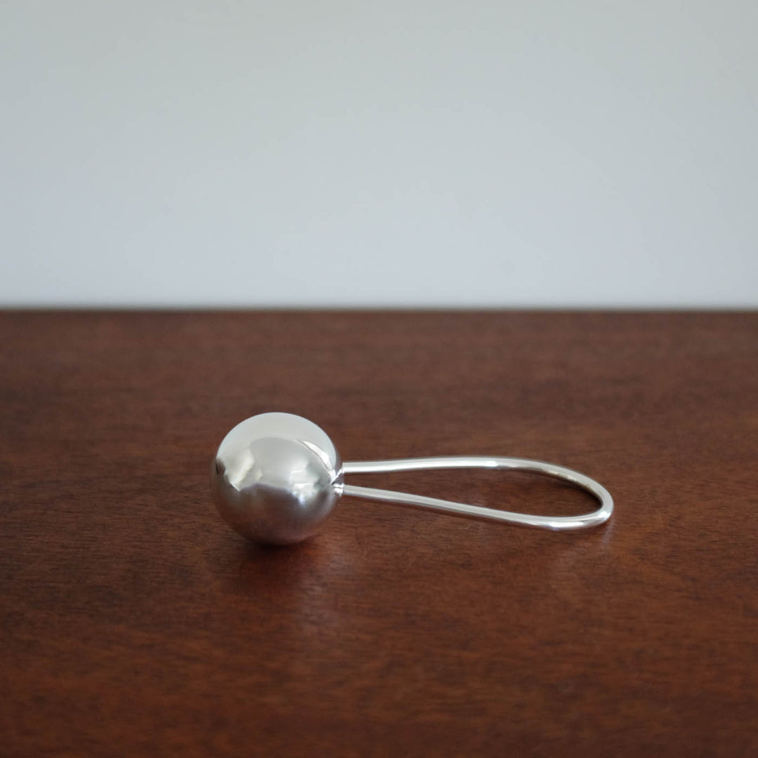 NEW Silver Harmony Bell Rattle Toy
