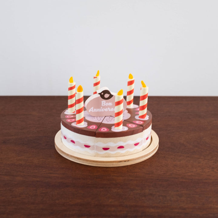 Chocolate Wooden Birthday Cake