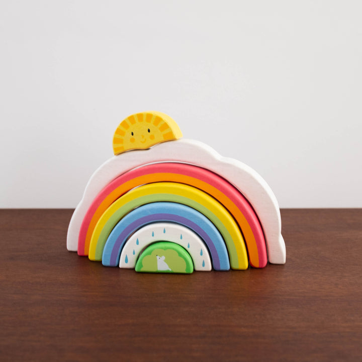 Rainbow Tunnel Puzzle with Sun Toy