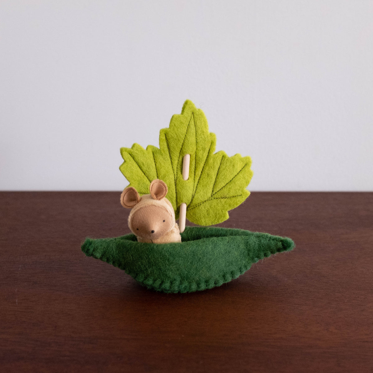 NEW Wool Felt: Swaddling Mice with Holly & Mistletoe