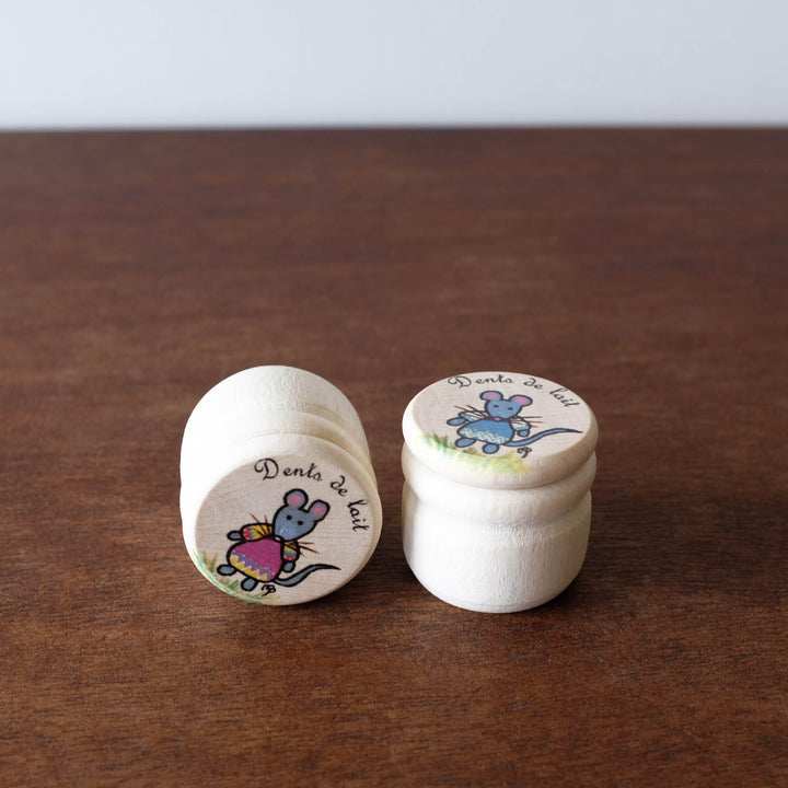 NEW Wooden Little French Mice Tooth Boxes- Available in Two Colors!