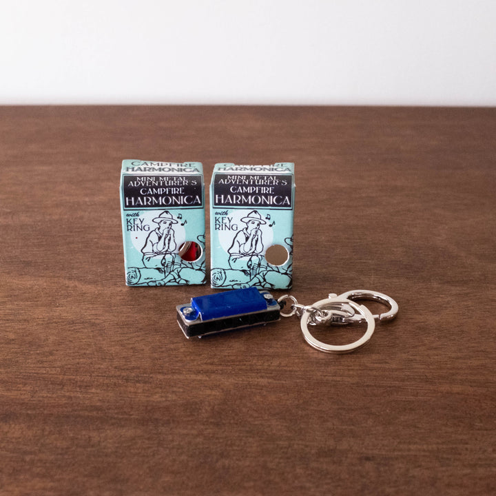 NEW Adventure Mini Harmonica Key Chain