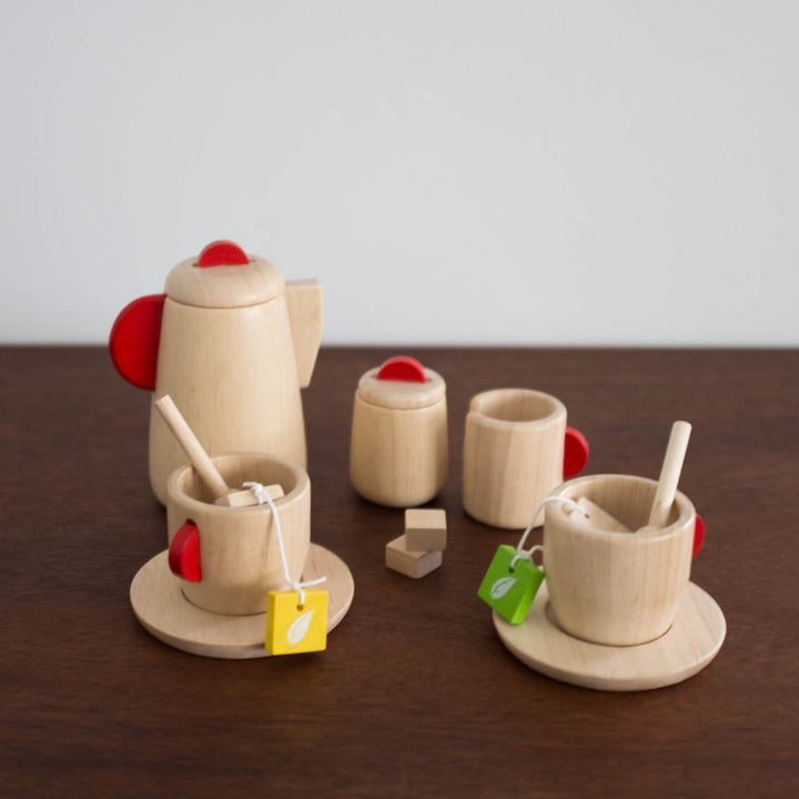 Wooden Tea Set