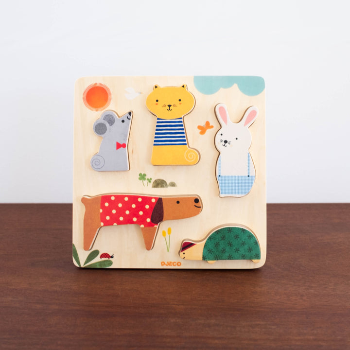 NEW Animals Puzzle Set- Woodypets