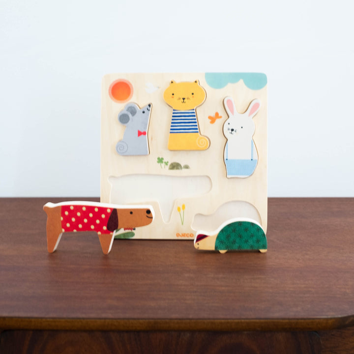 NEW Animals Puzzle Set- Woodypets