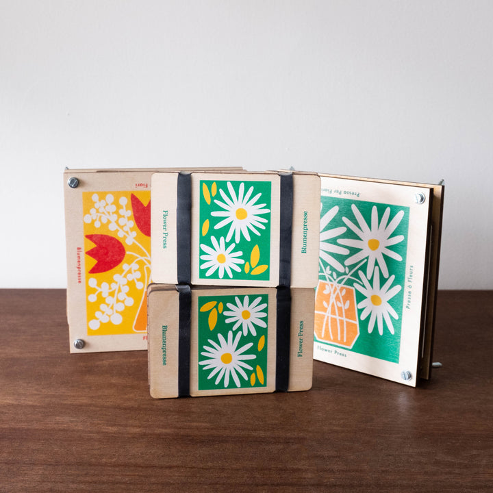 Wooden Pocket Flower Press Kit-Daisy