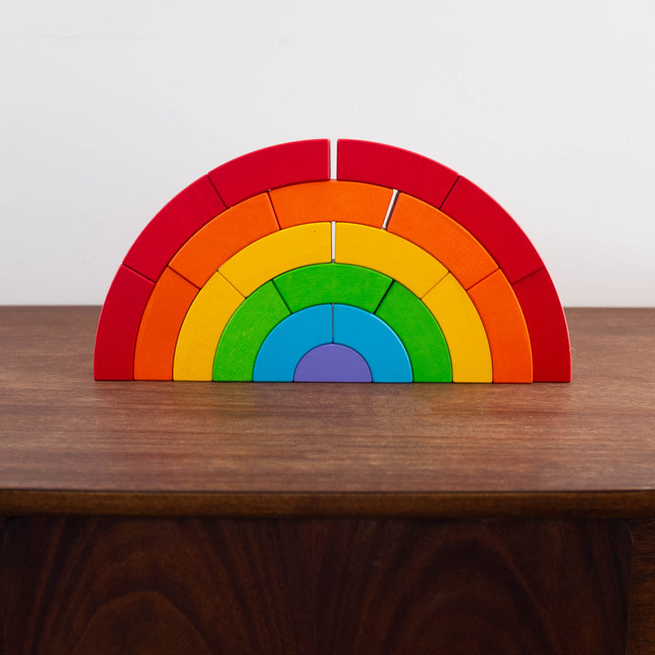 Rainbow Stacking Blocks Toy