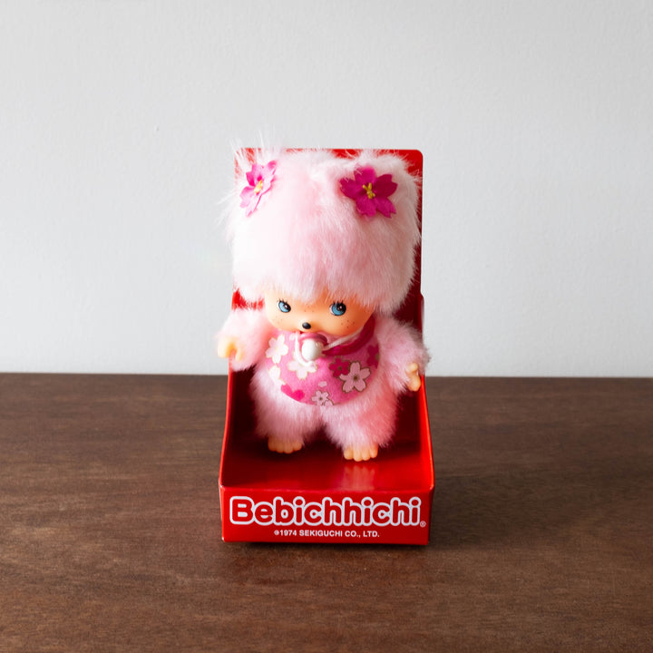 Monchhichi Bebichhichi Doll- Sakura Bloom Cherry Blossom