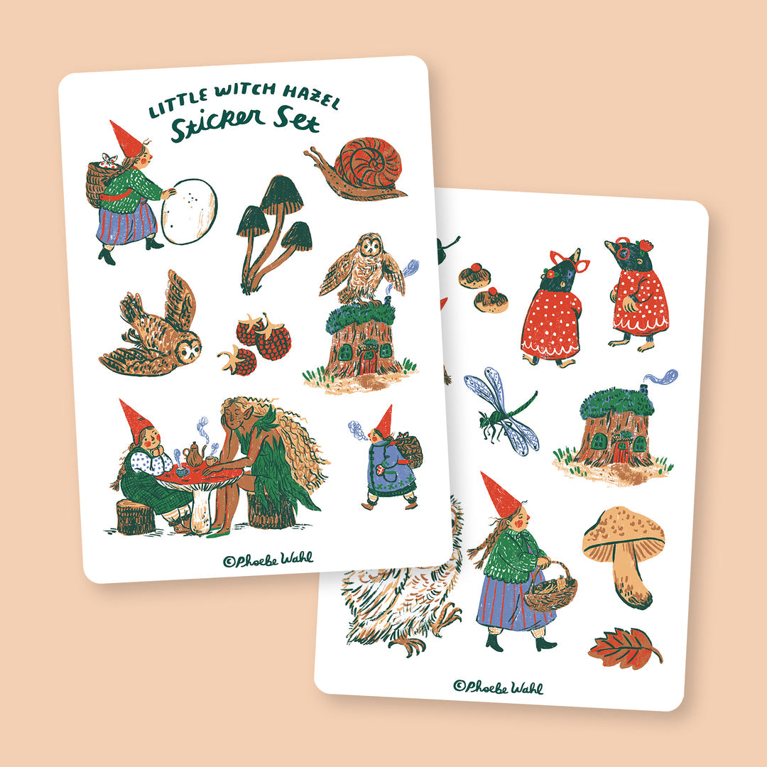 Little Witch Hazel Sticker Set