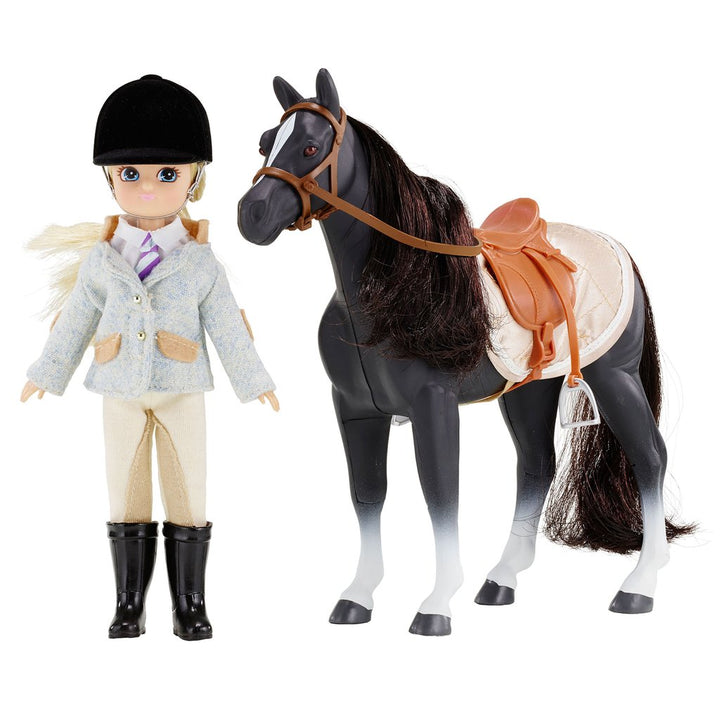 Lottie Doll- Pony Club Doll and Horse Set