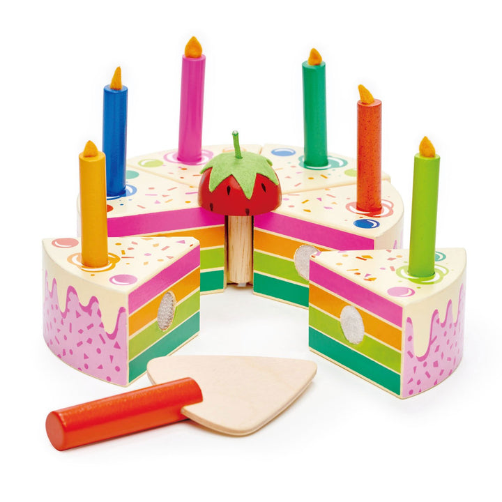 Rainbow Birthday Cake Set