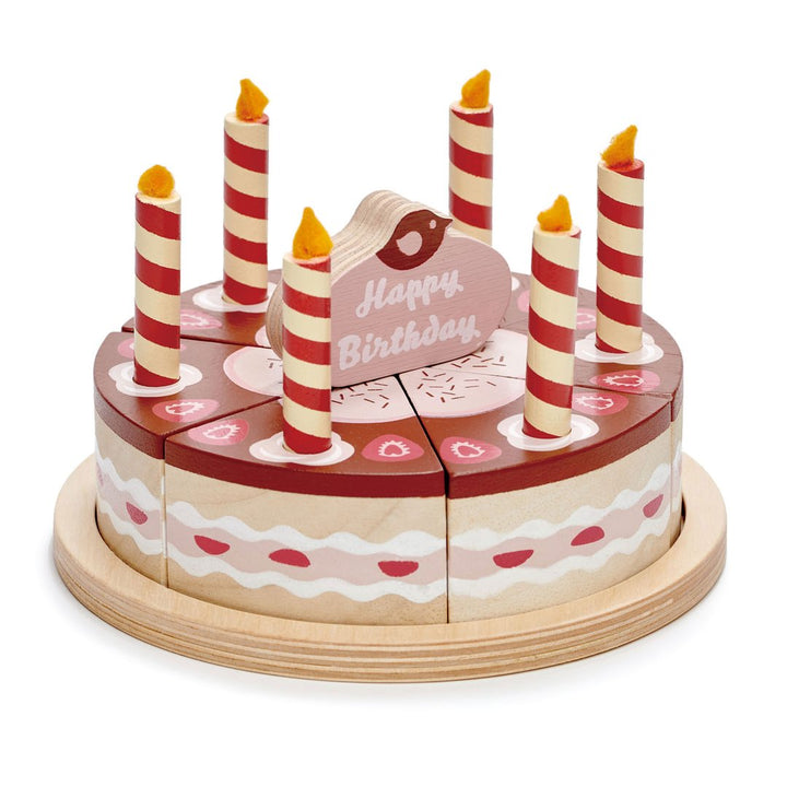 Chocolate Wooden Birthday Cake