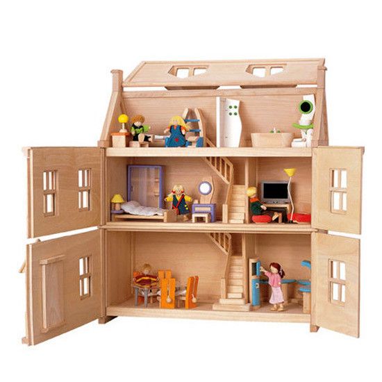 Victorian Wooden Dollhouse
