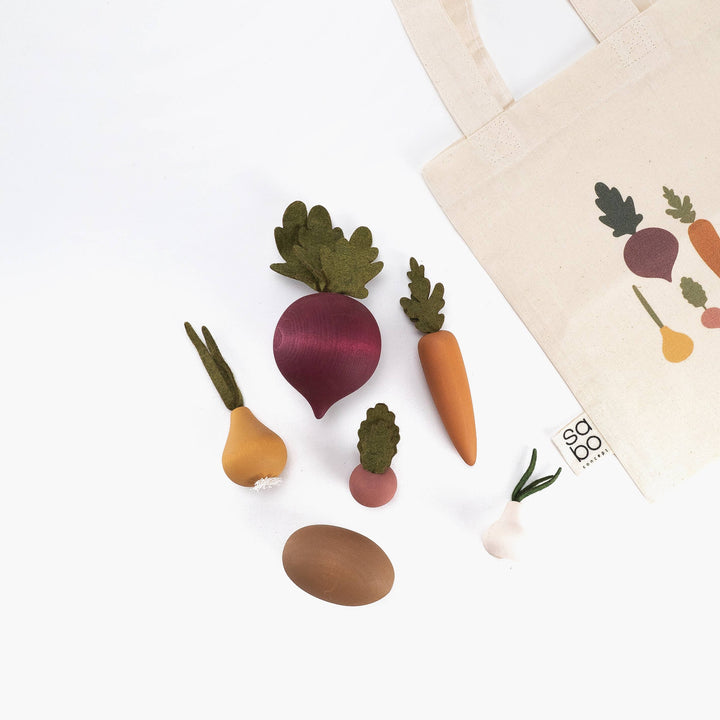 Wooden Vegetables Set - Borscht