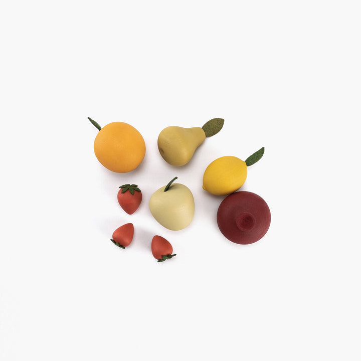 NEW Wooden Fruit Set