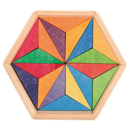 Wooden Star Puzzle- Mini Small