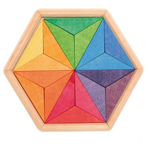 Wooden Star Puzzle- Mini Small