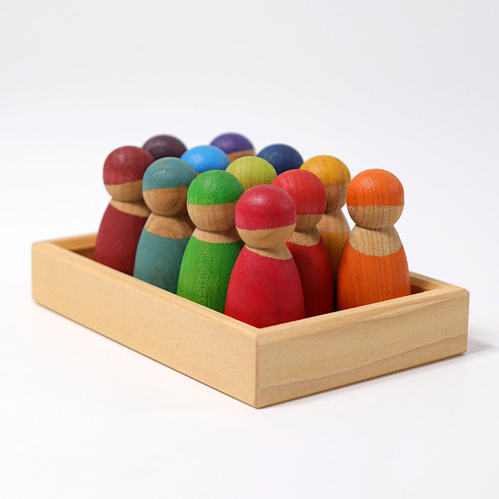 12 Rainbow Friends Set- NO WOODEN FRAME