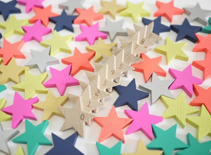 Tanabata Star Cookies with Bag- Gold