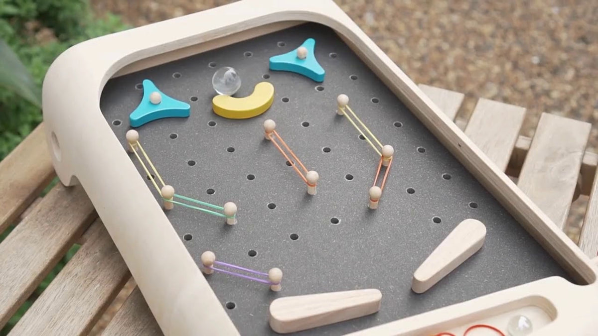 This Flat-Pack Wooden Pinball Machine Actually Plays