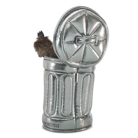 Heirloom Puppets: Raccoon in Garbage Can