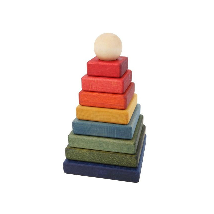 Wooden Story Square Rainbow Stacker