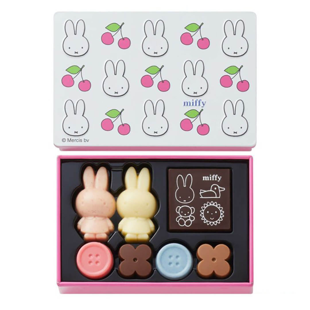 EASTER PREORDER: Limited Miffy Mini Cherry Print Tin Chocolates