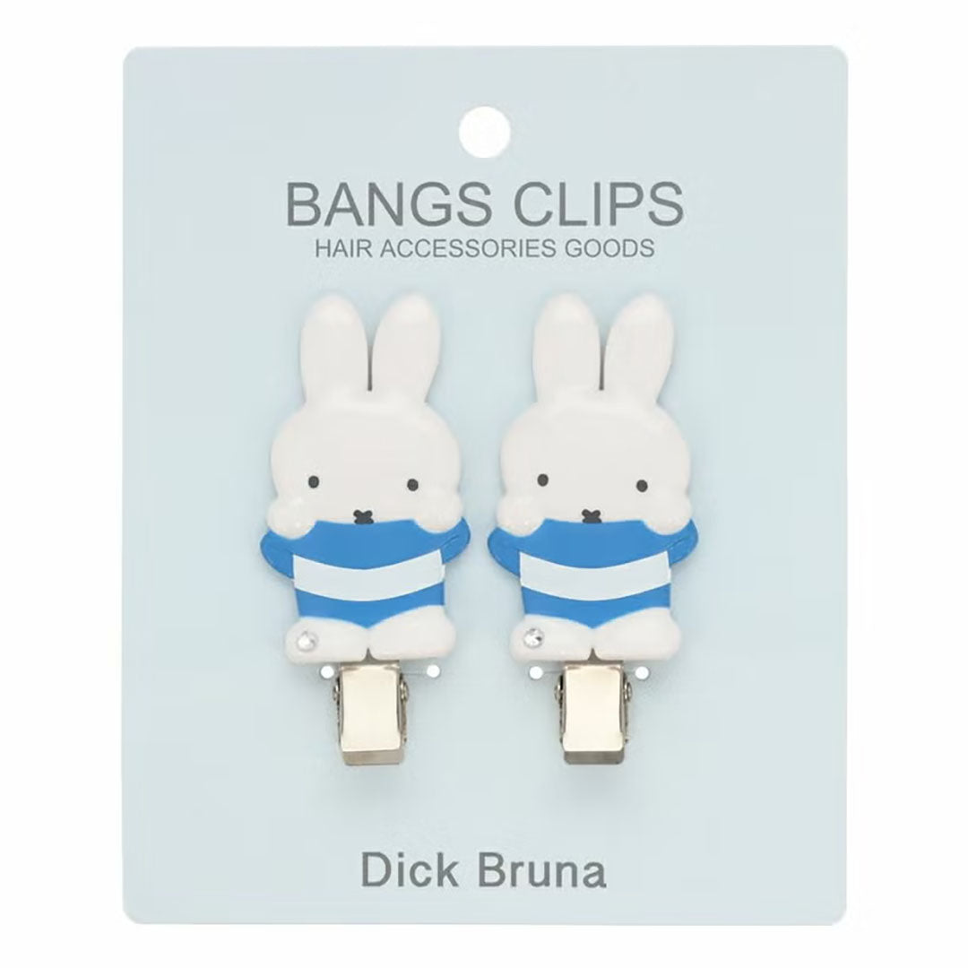 Miffy Hair Clips - Blue Miffy