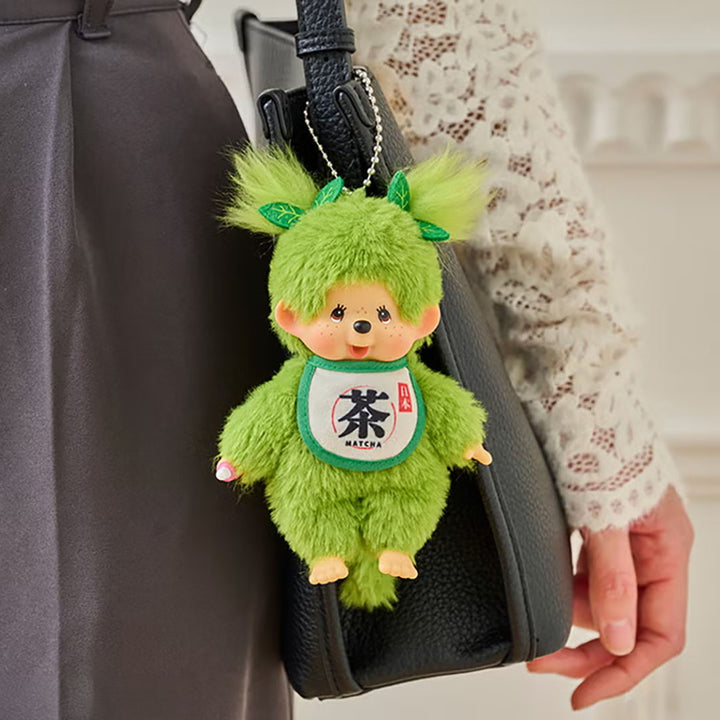 Monchhichi Special Edition Matcha Green Tea Keychain Doll