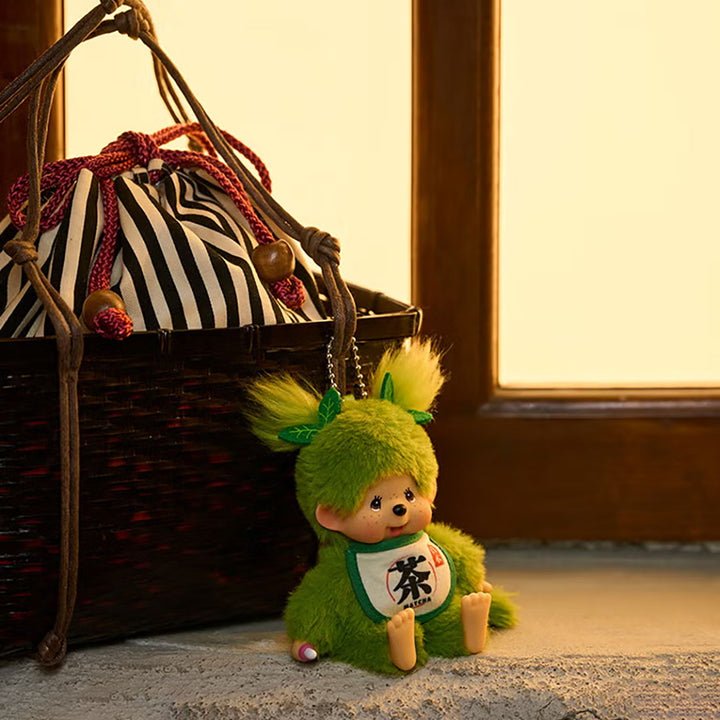 Monchhichi Special Edition Matcha Green Tea Keychain Doll