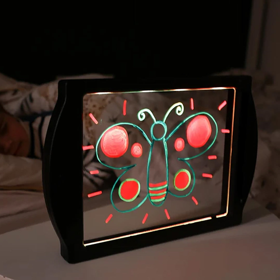 Glow Art Light-Up Drawing Board – Black