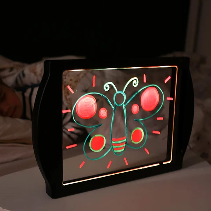 Glow Art Light-Up Drawing Board – Black