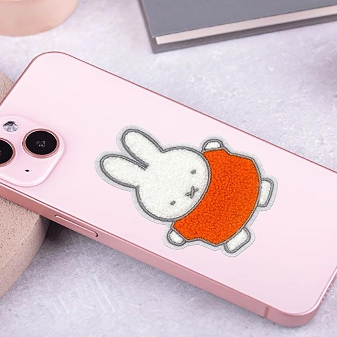 Embroidered Fluffy Boucle Patch Stickers: Miffy & Boris