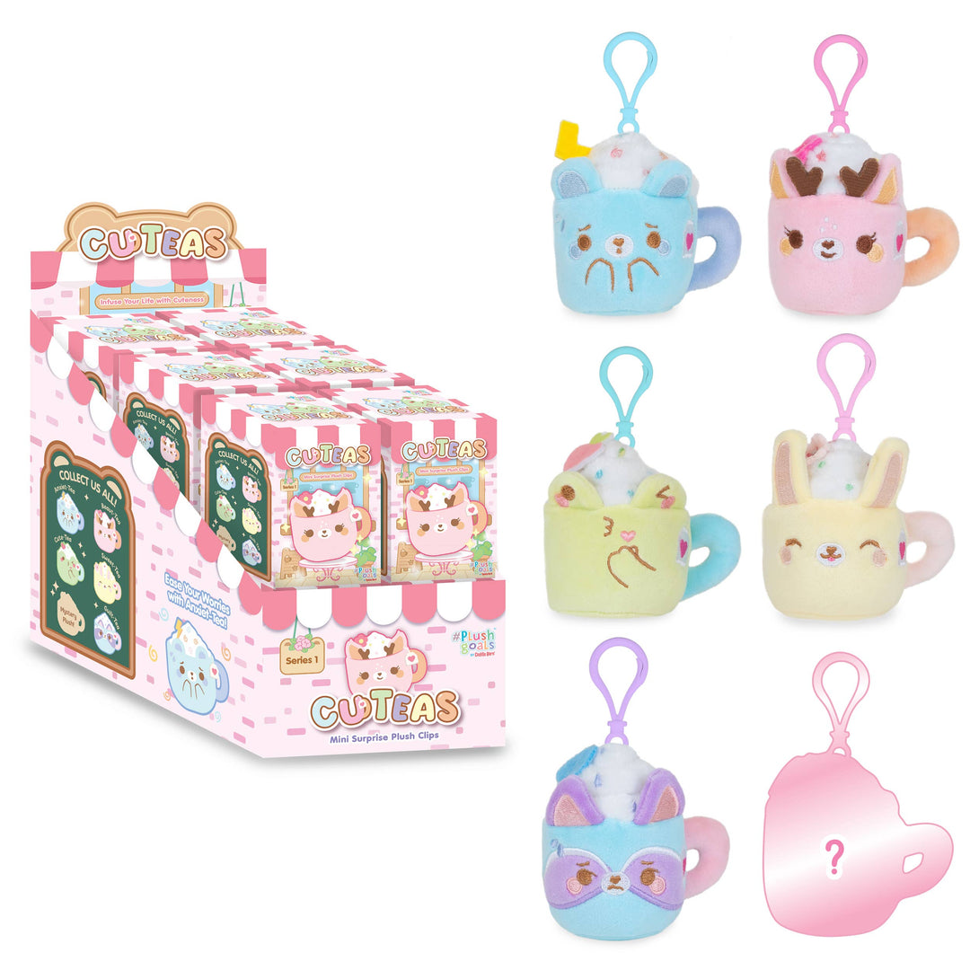 NEW Blind Box - Cuteas - Series  1 (Tea Animal Bag Charms Clips)