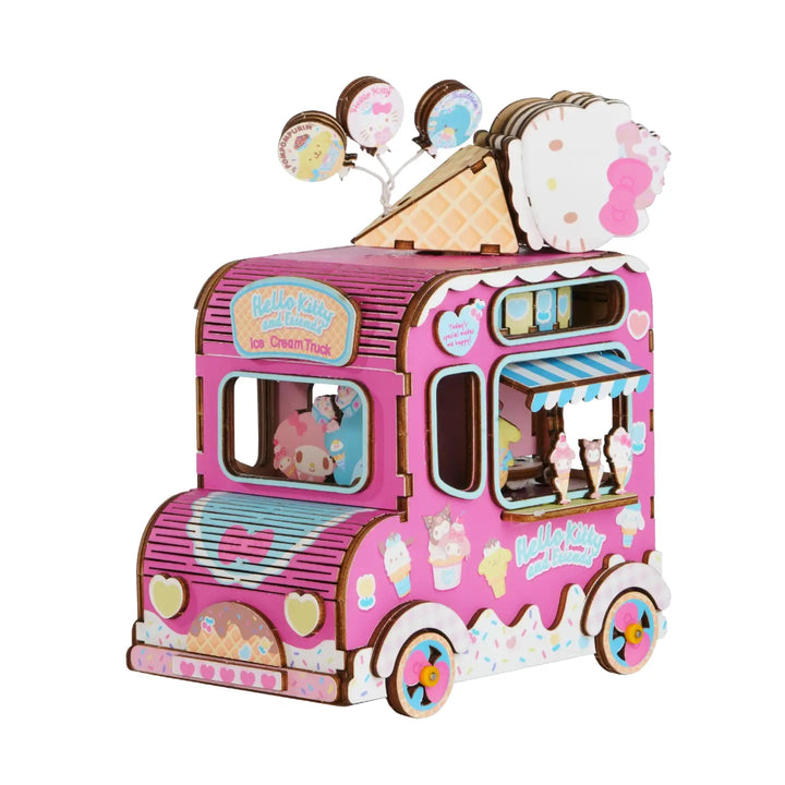 DIY Hello Kitty® and Friends Wooden Music Box: Ice Cream Truck