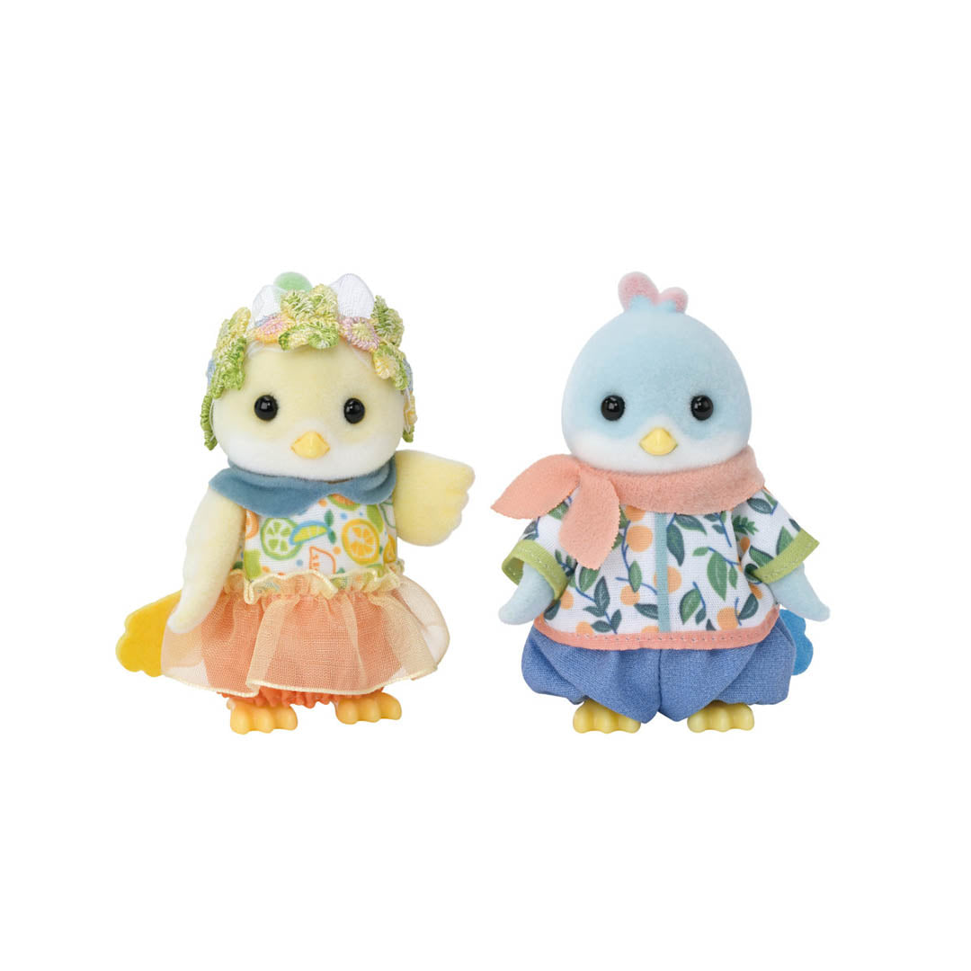 NEW SHIPS FIRST WEEK FEB Citrus Bird Family Set of 2