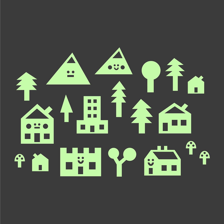 Japanese Glo Stickables Set- Our Town by Bianca Palazzi