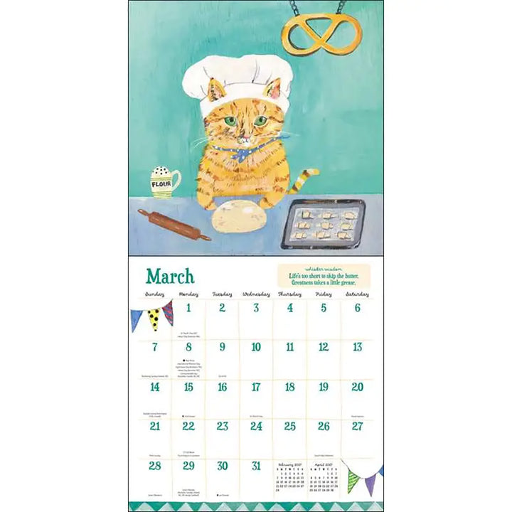 Sally Welchman 2027 Wall Calendar Cats