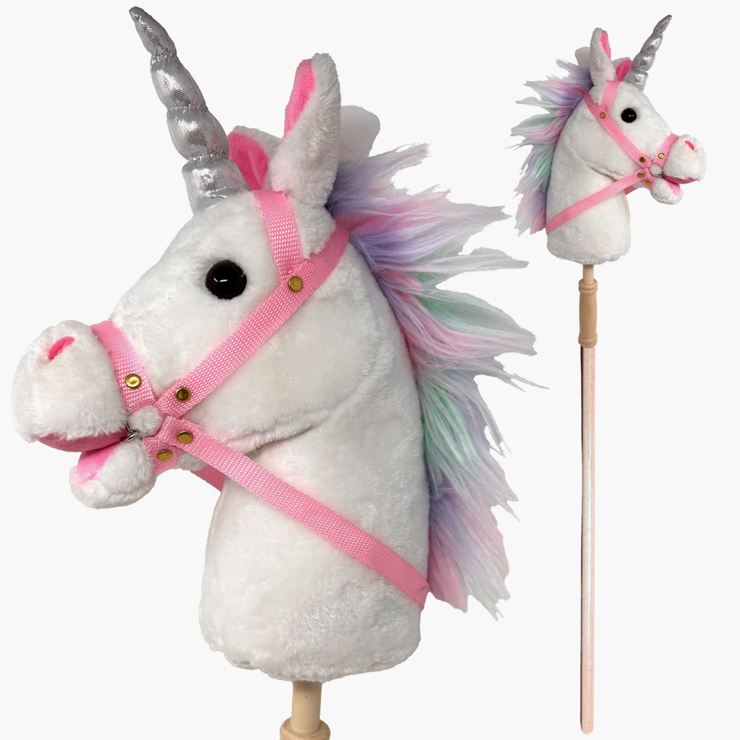 Classic Hobby Horse with Sound - Unicorn