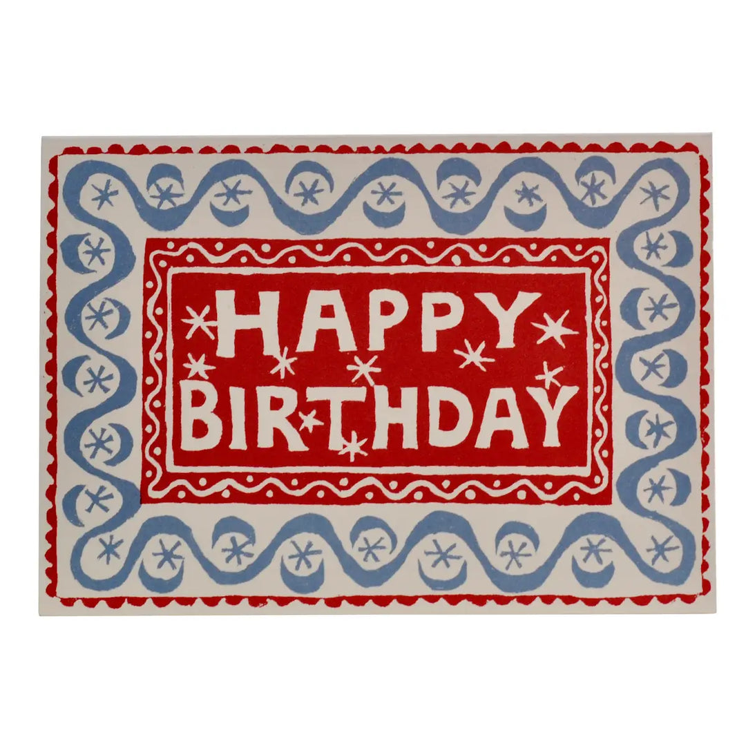 NEW Happy Birthday Waves Card