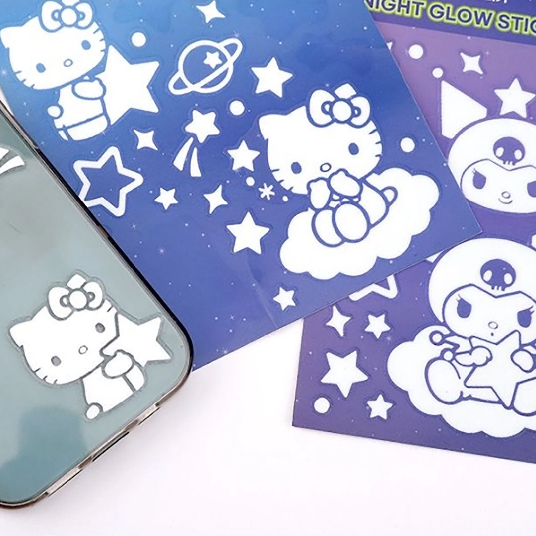NEW Sanrio Night Glow Sticker Set - Available in Many Styles!