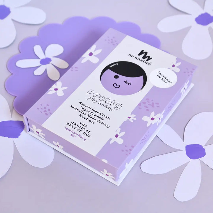 NEW Nala Pretty Play Kids Makeup Deluxe Box Set - Purple Daisy